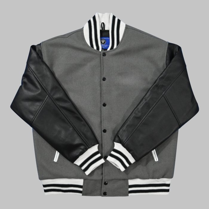 Gray And Black Jacket