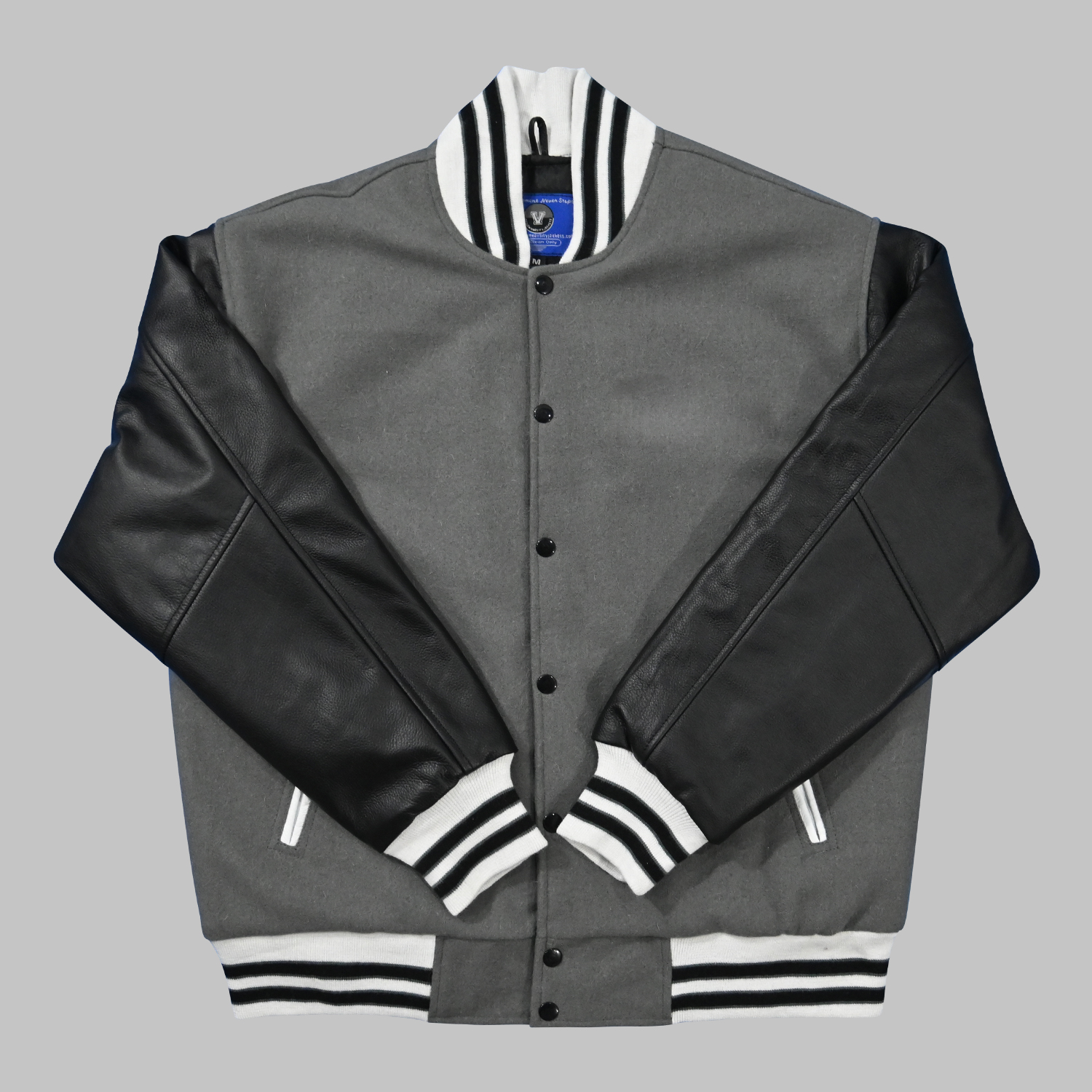 Gray And Black Jacket
