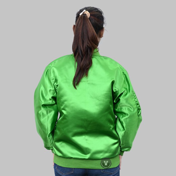 Satin Baseball Bomber Jacket