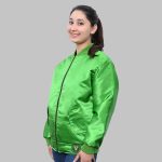 custom satin baseball jacket