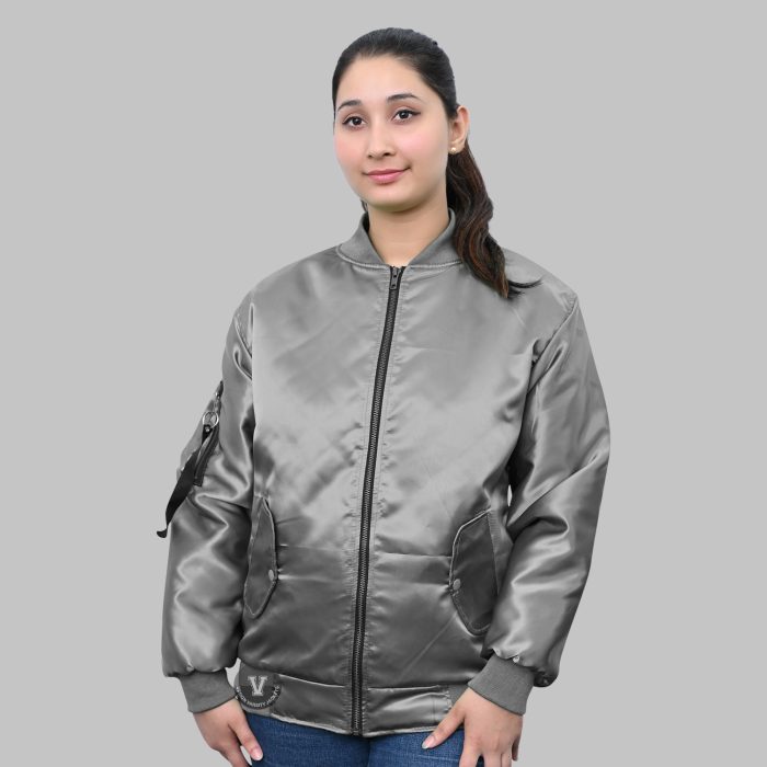 Satin Bomber Jacket for Sale