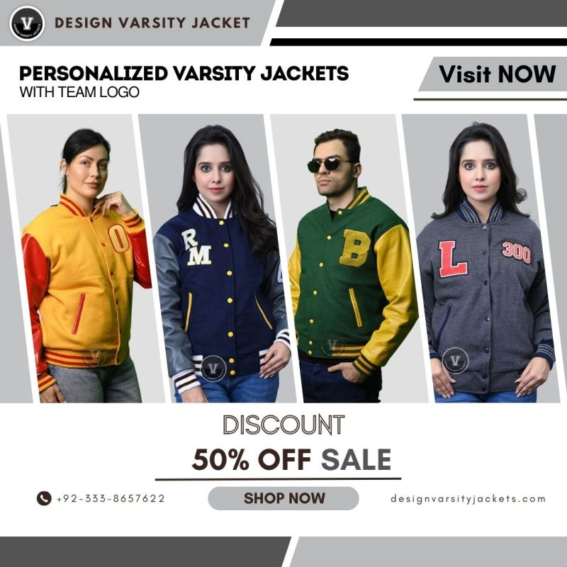 Personalized Varsity Jackets with Team Logo