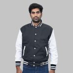 Charcoal Varsity Jacket