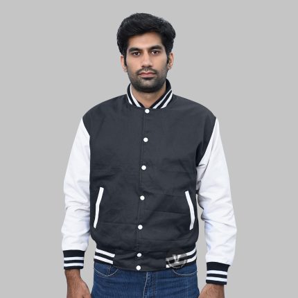 Charcoal Varsity Jacket