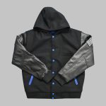 Black Wool Leather Jackets