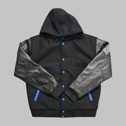 Black Wool Leather Jackets