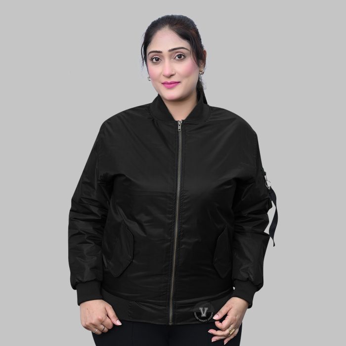 Black Bomber Jacket