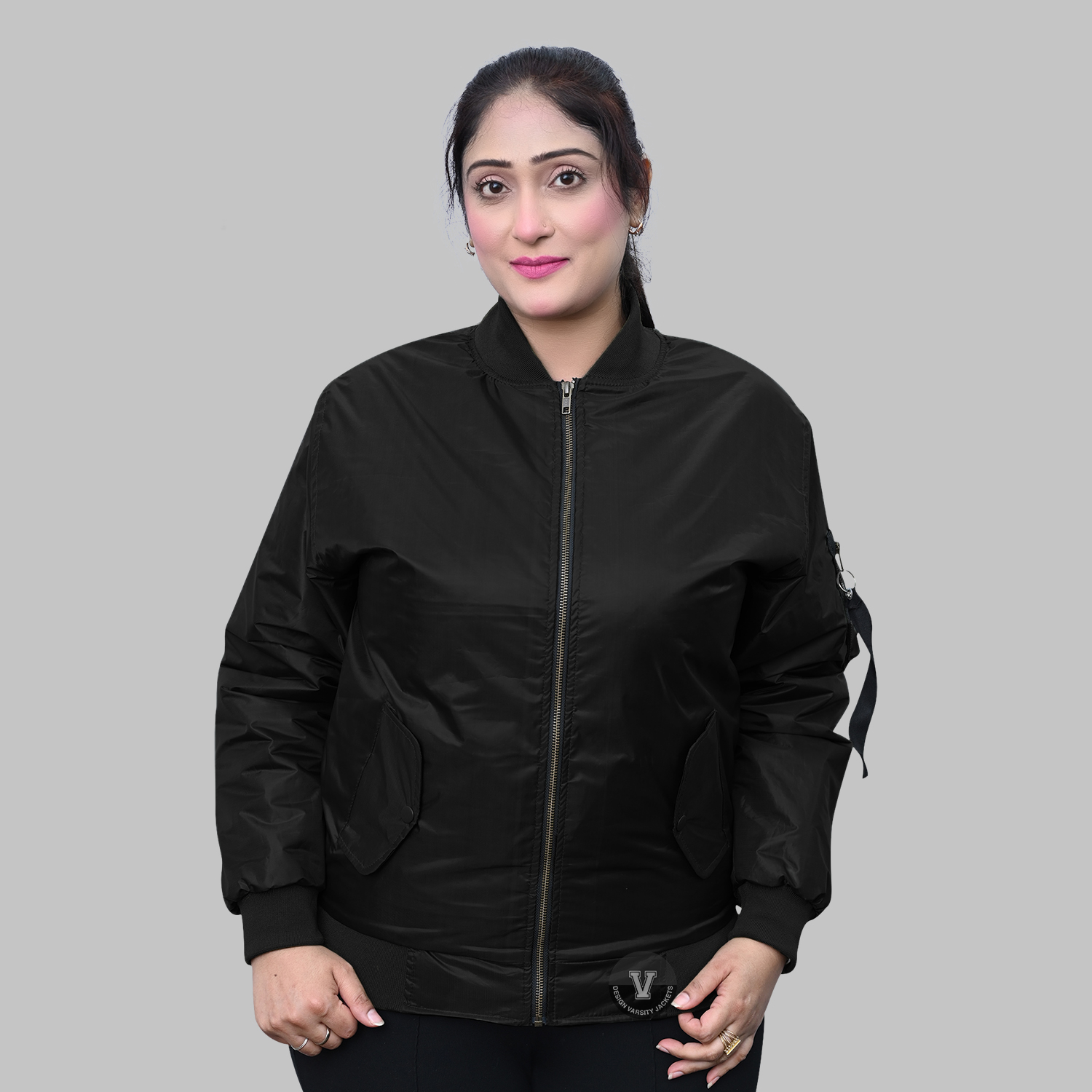 Black Bomber Jacket