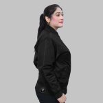 custom black bomber jacket
