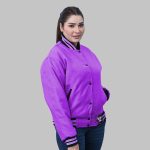 Bulk Orders – Wholesale Purple Letterman Jackets for Women