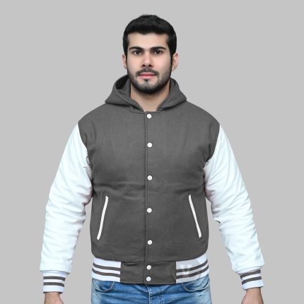 Urban Dark Gray Varsity Jacket