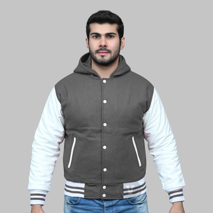 Urban Dark Gray Varsity Jacket