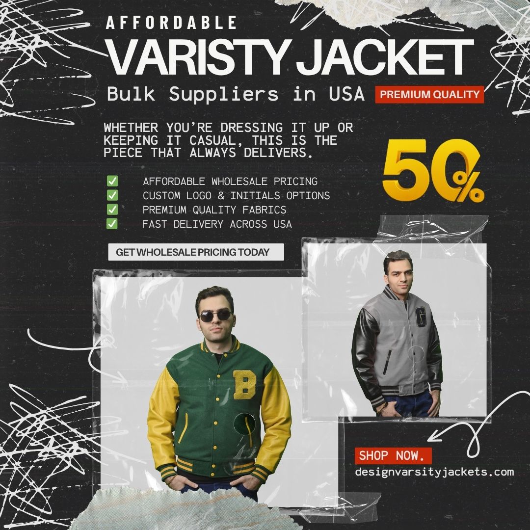 Affordable Varsity Jackets Bulk Suppliers in USA