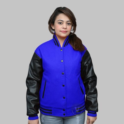Royal Blue Letterman Jacket