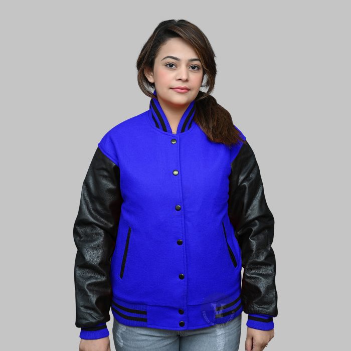 Royal Blue Letterman Jacket