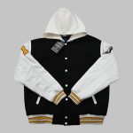 Black White Letterman Jacket