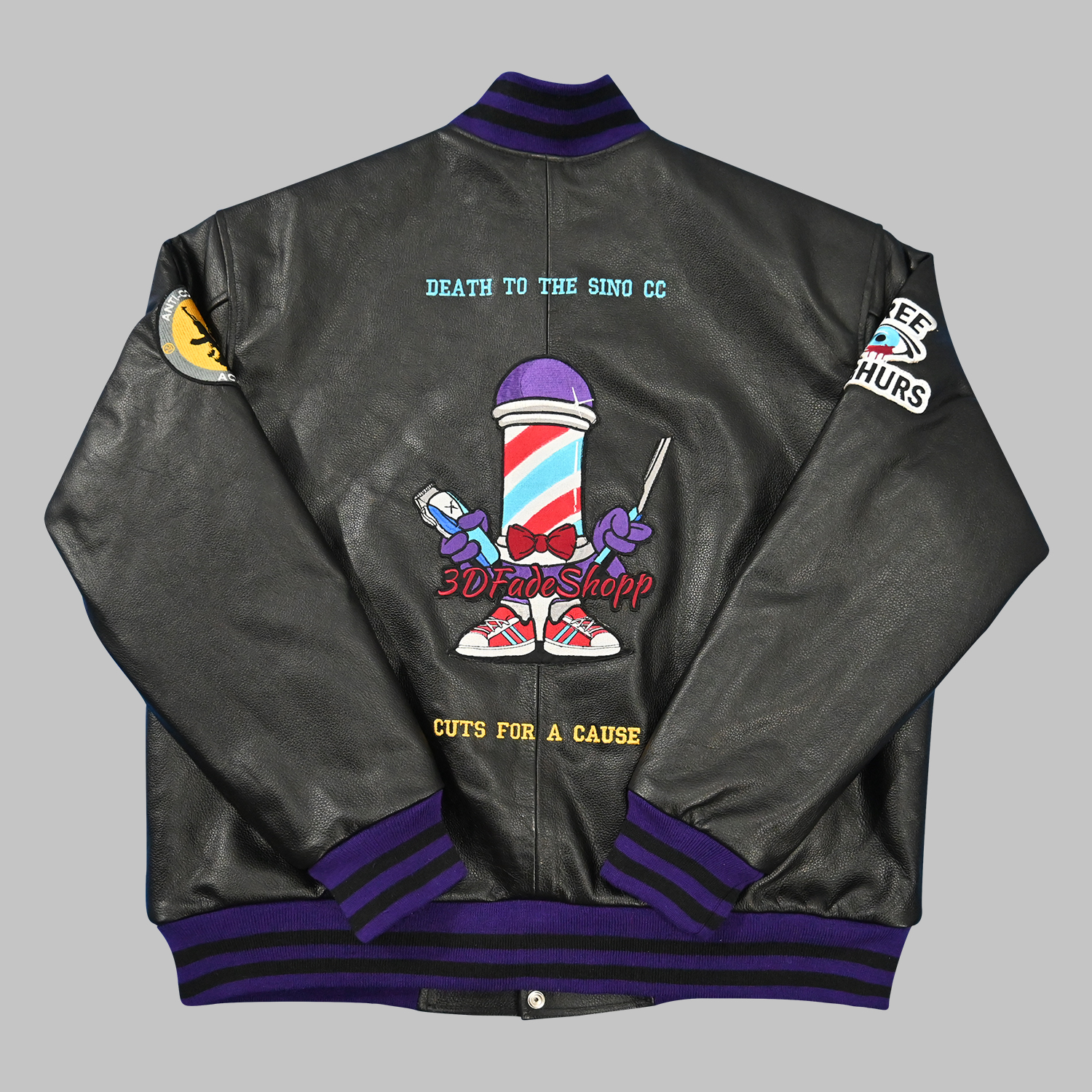 Custom Baseball Black Jacket
