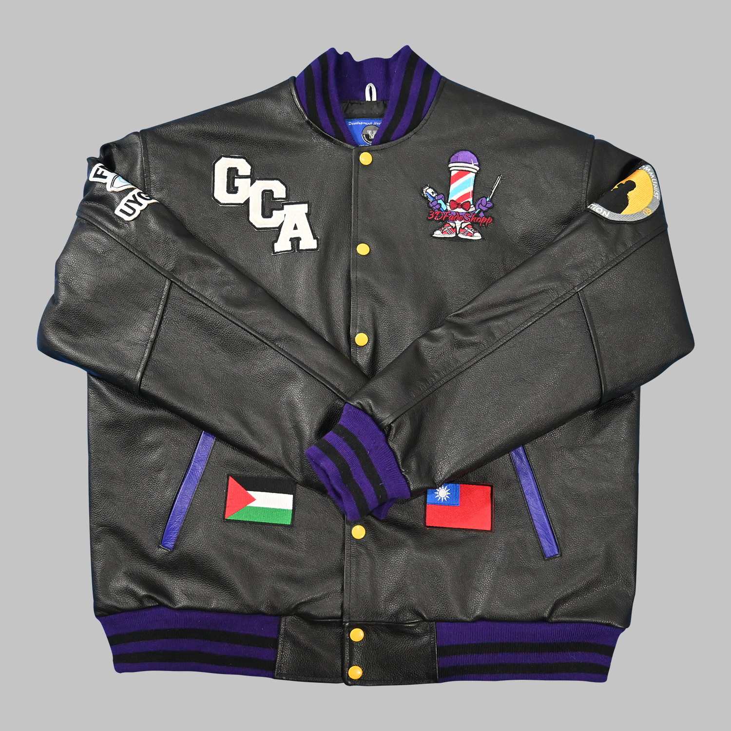 Custom Baseball Black Jacket
