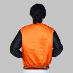 Satin Varsity Jacket Mens