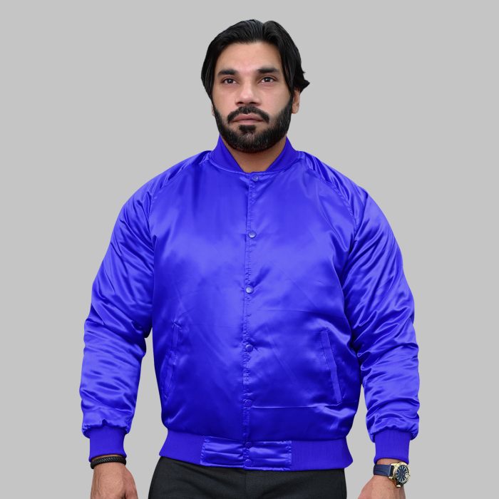 Mens Satin Varsity Jacket