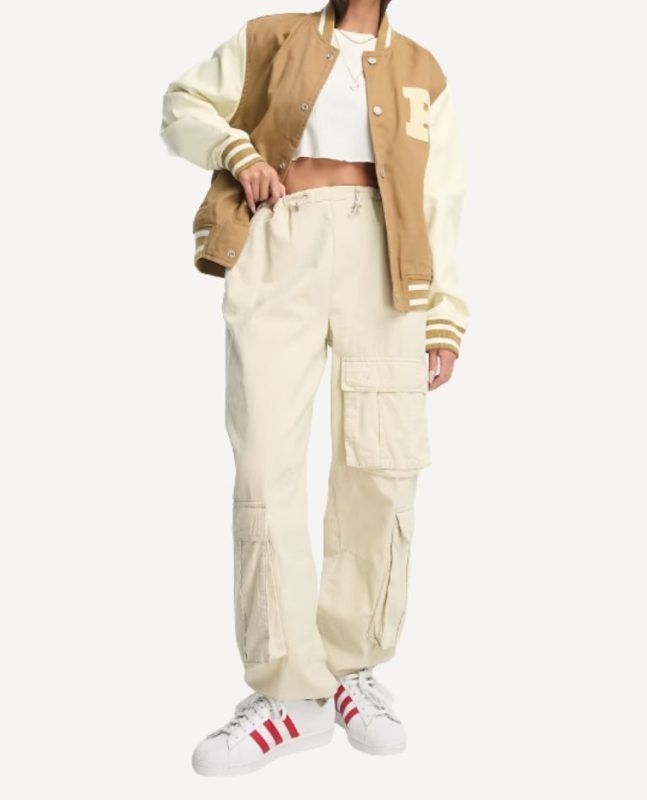 Varsity Jackets with Cargo Pants Urban Look