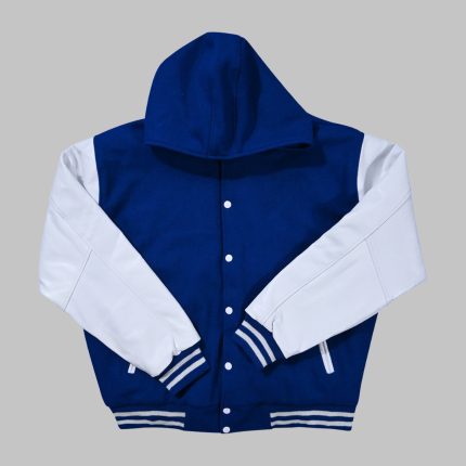 Blue And White Letterman Jacket