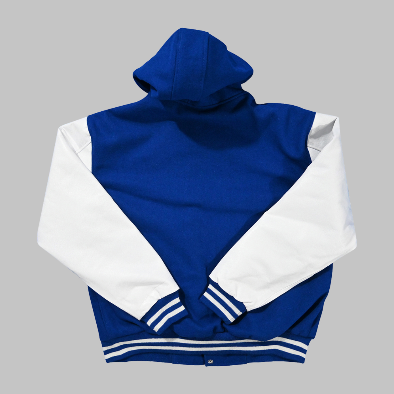 Blue And White Letterman Jacket