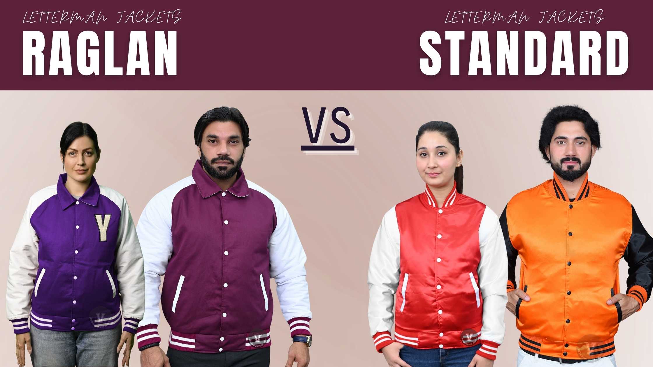 Raglan vs Standard Letterman Jackets