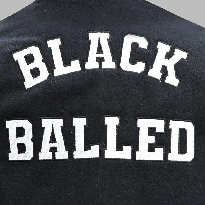 embroidery on the back