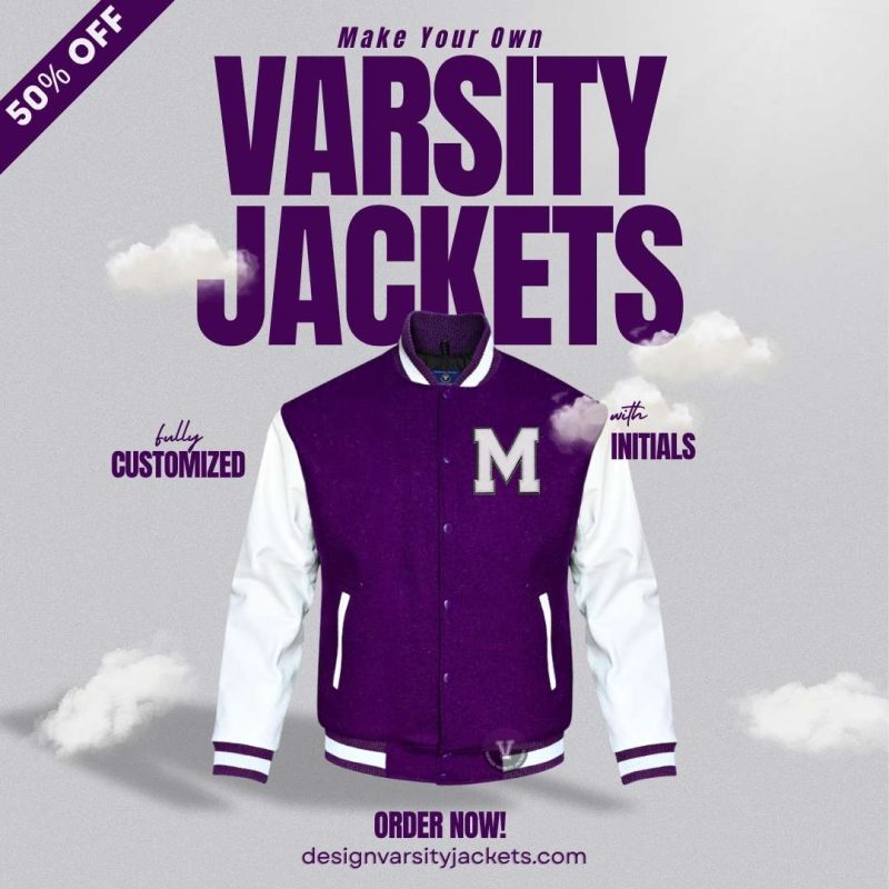 Make Your Own Varsity Jacket with Initials