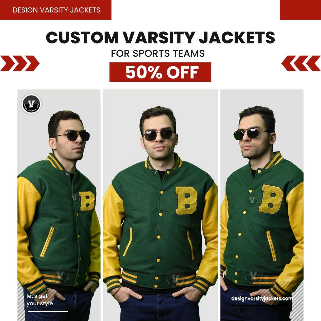 Design Varsity Jackets Varsity Jackets for Sports Teams Embroidery