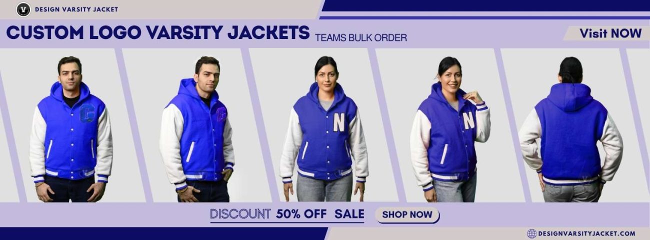 Team Varsity Jackets Bulk Custom Logo