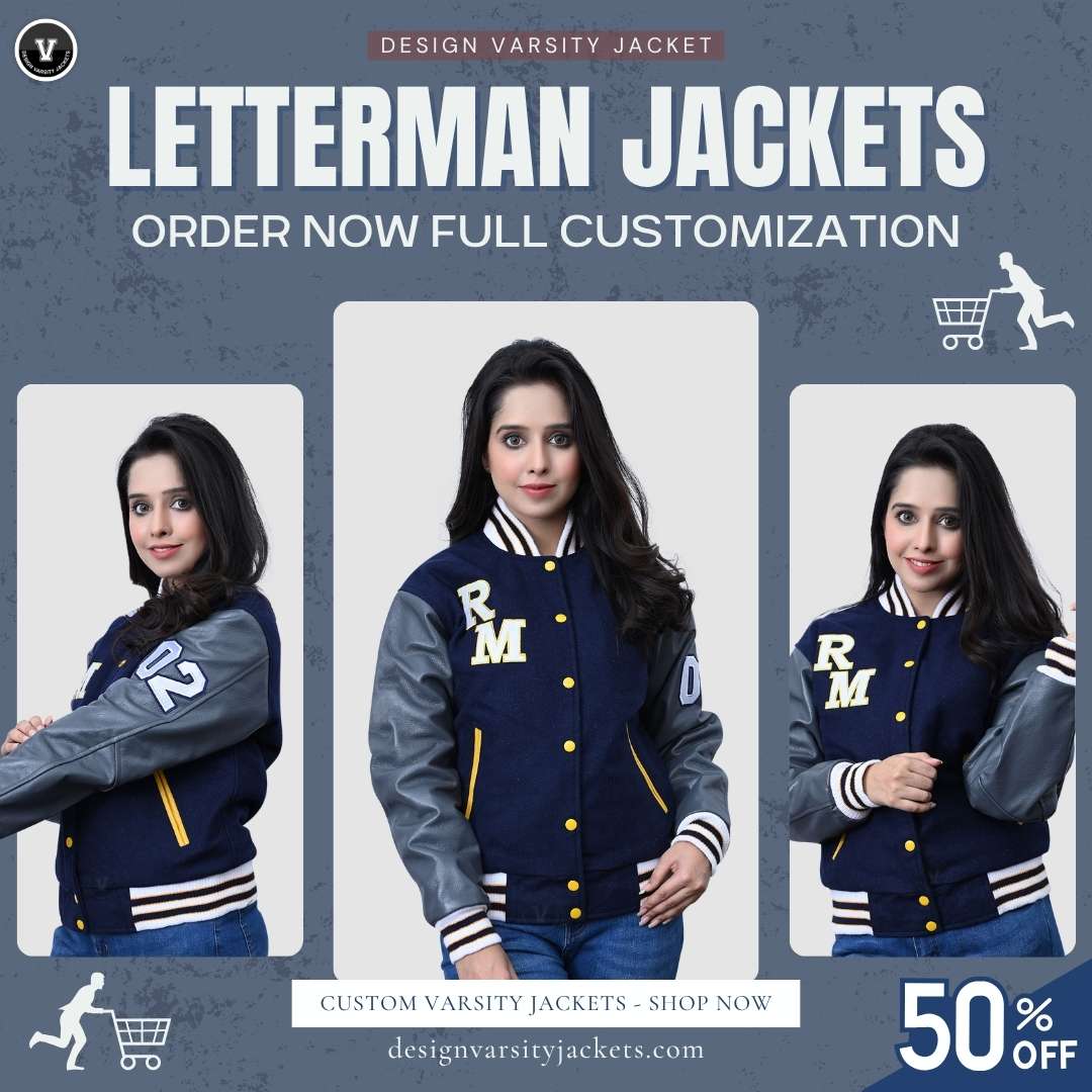 Design Varsity Jackets Order Letterman Jackets with Customization
