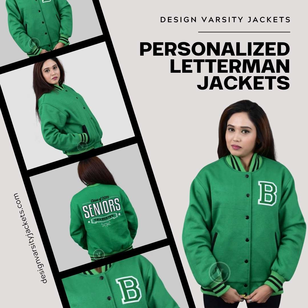 Design Varsity Jackets Personalized Letterman Jackets with Name and Number