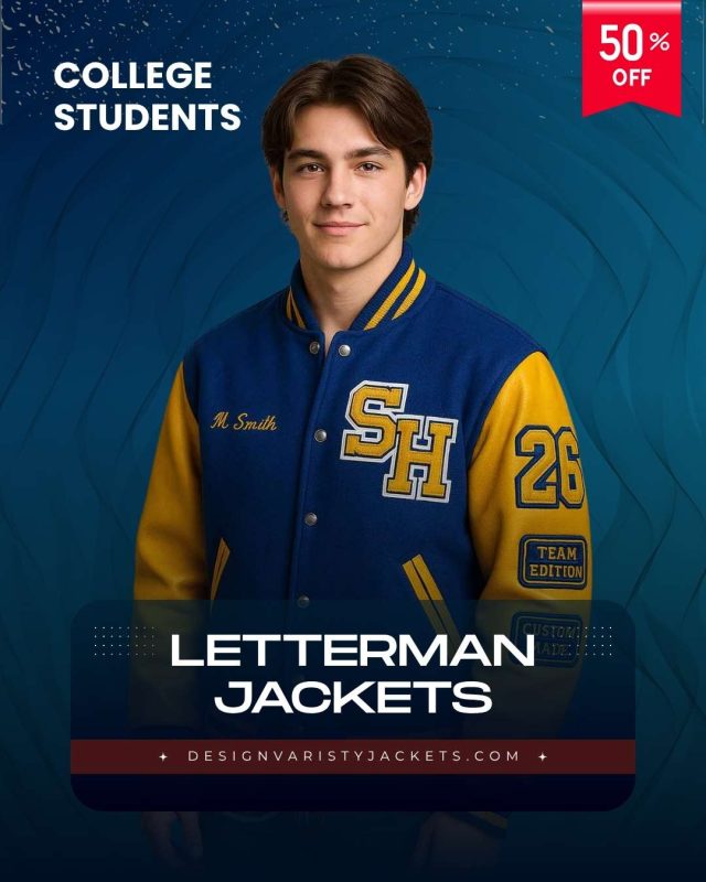 Trendy Letterman Jackets for College Students