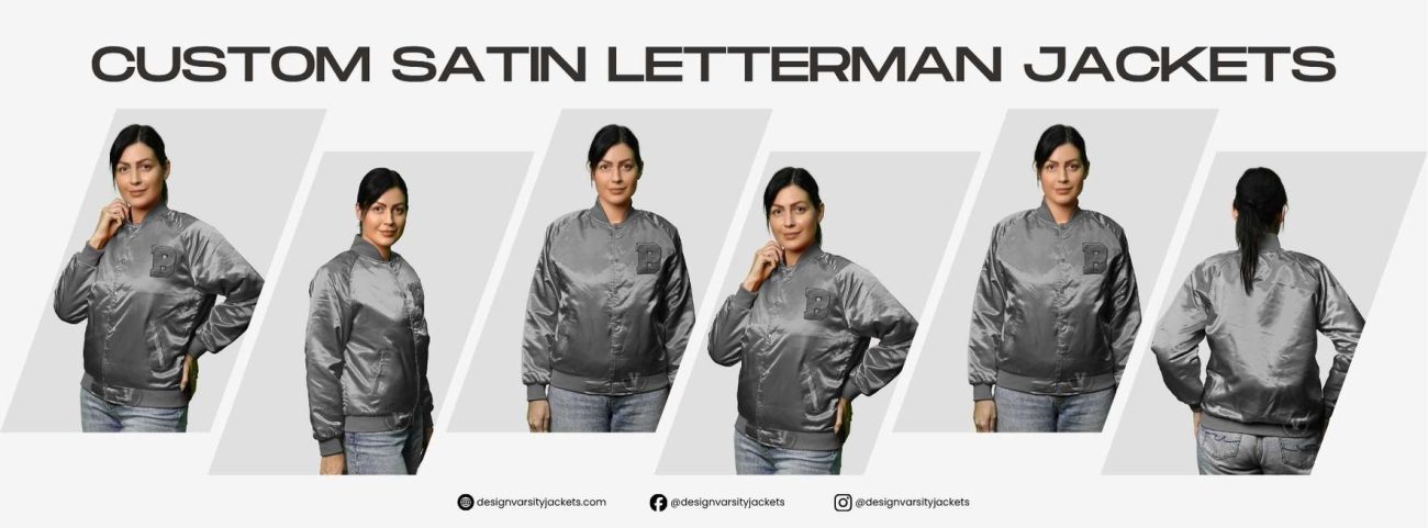 Satin Letterman Jackets with Customization
