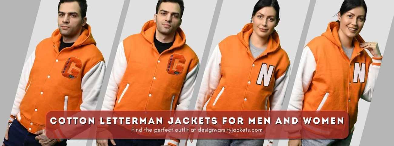 Cotton Letterman Jackets for Men and Women