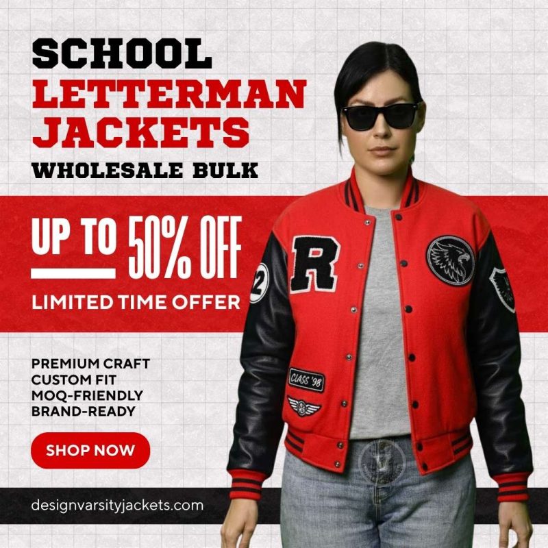 School Letterman Jackets Wholesale Bulk