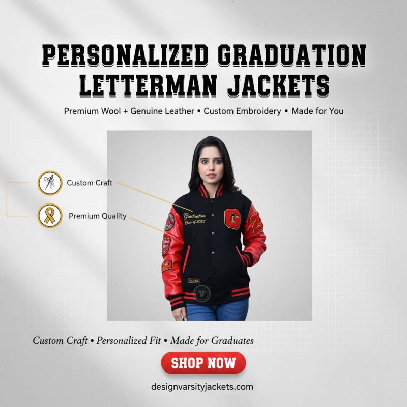 Graduation Letterman Jackets Personalized