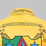 embroidered letterman jacket featuring chenille