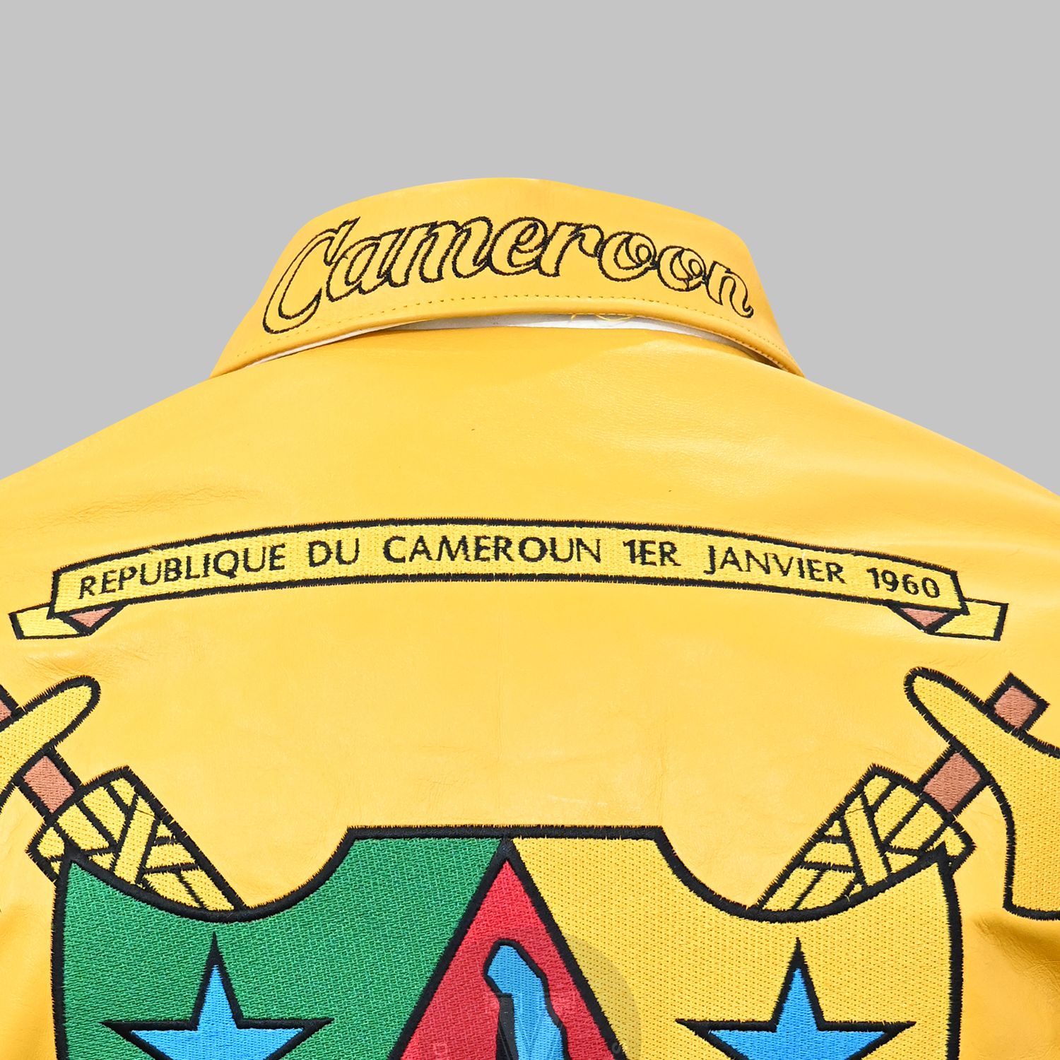 embroidered letterman jacket featuring chenille back embroidered letterman jacket featuring chenille
