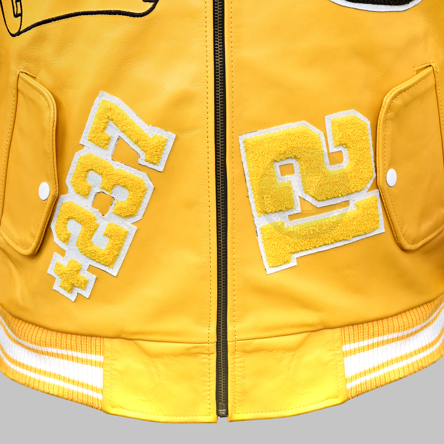 embroidered letterman jacket featuring chenille initials embroidered letterman jacket featuring chenille initials