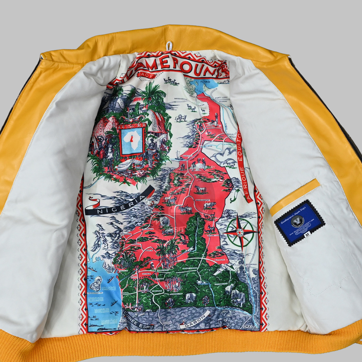 inner letterman jacket featuring printing inner printing