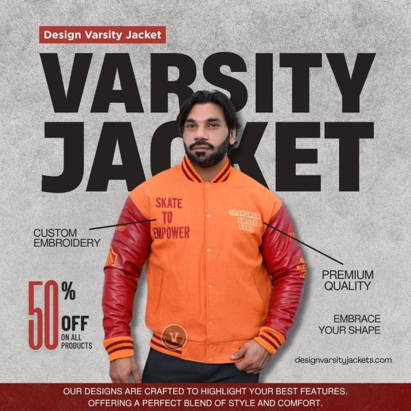 Custom Varsity Jackets with Embroidery