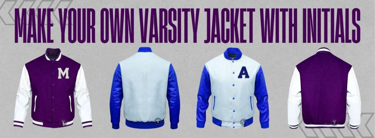 Make Your Own Varsity Jacket with Initials