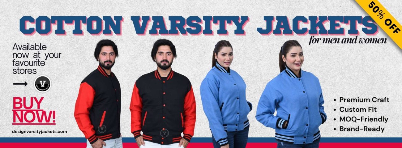 Cotton Varsity Jackets for Men and Women