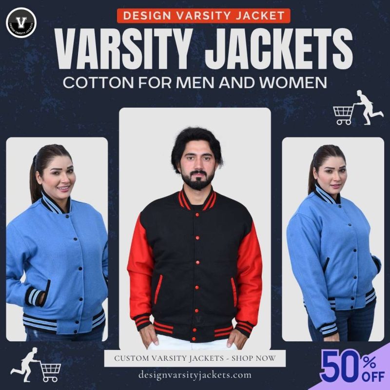 Cotton Varsity Jackets for Men and Women