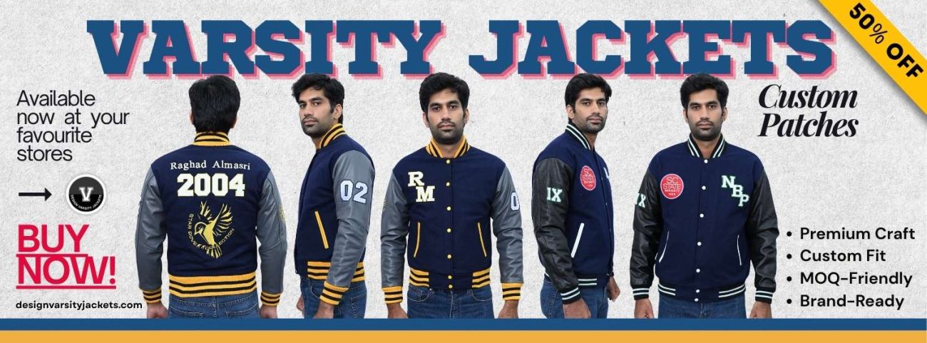 Senior Varsity Jackets with Patches