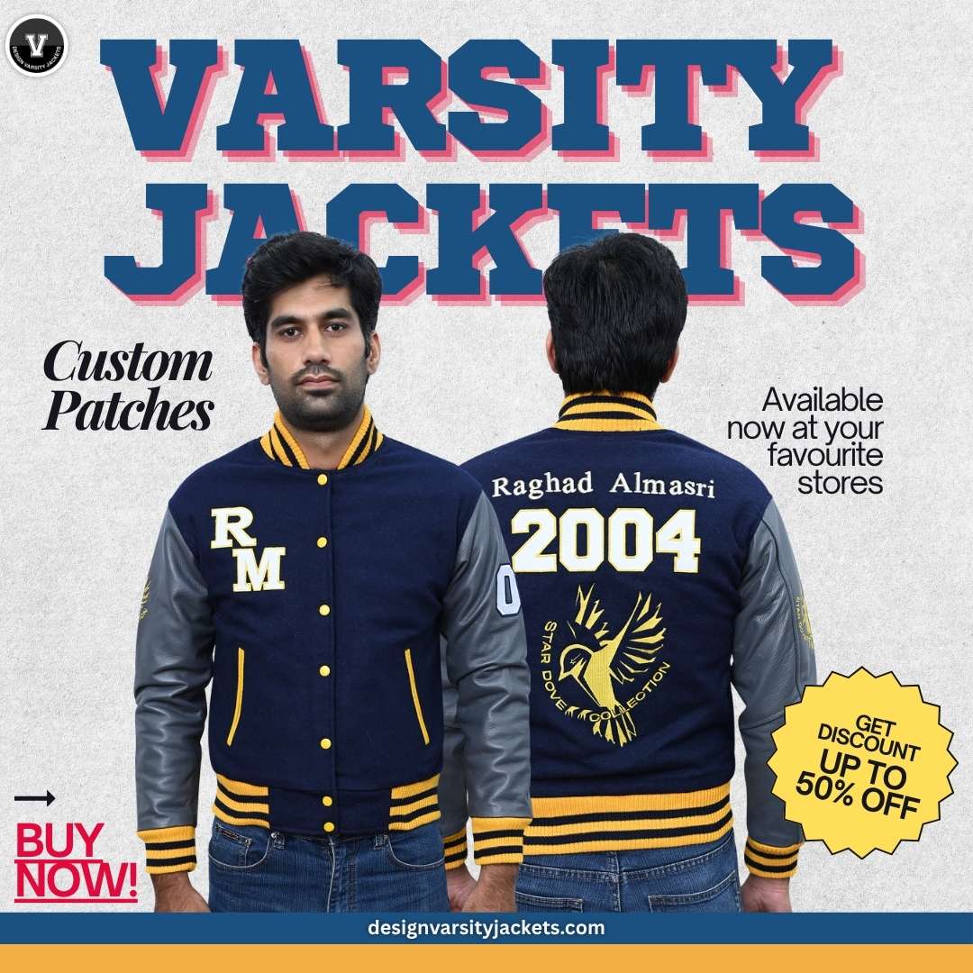 Design Varsity Jackets Senior Varsity Jackets with Patches