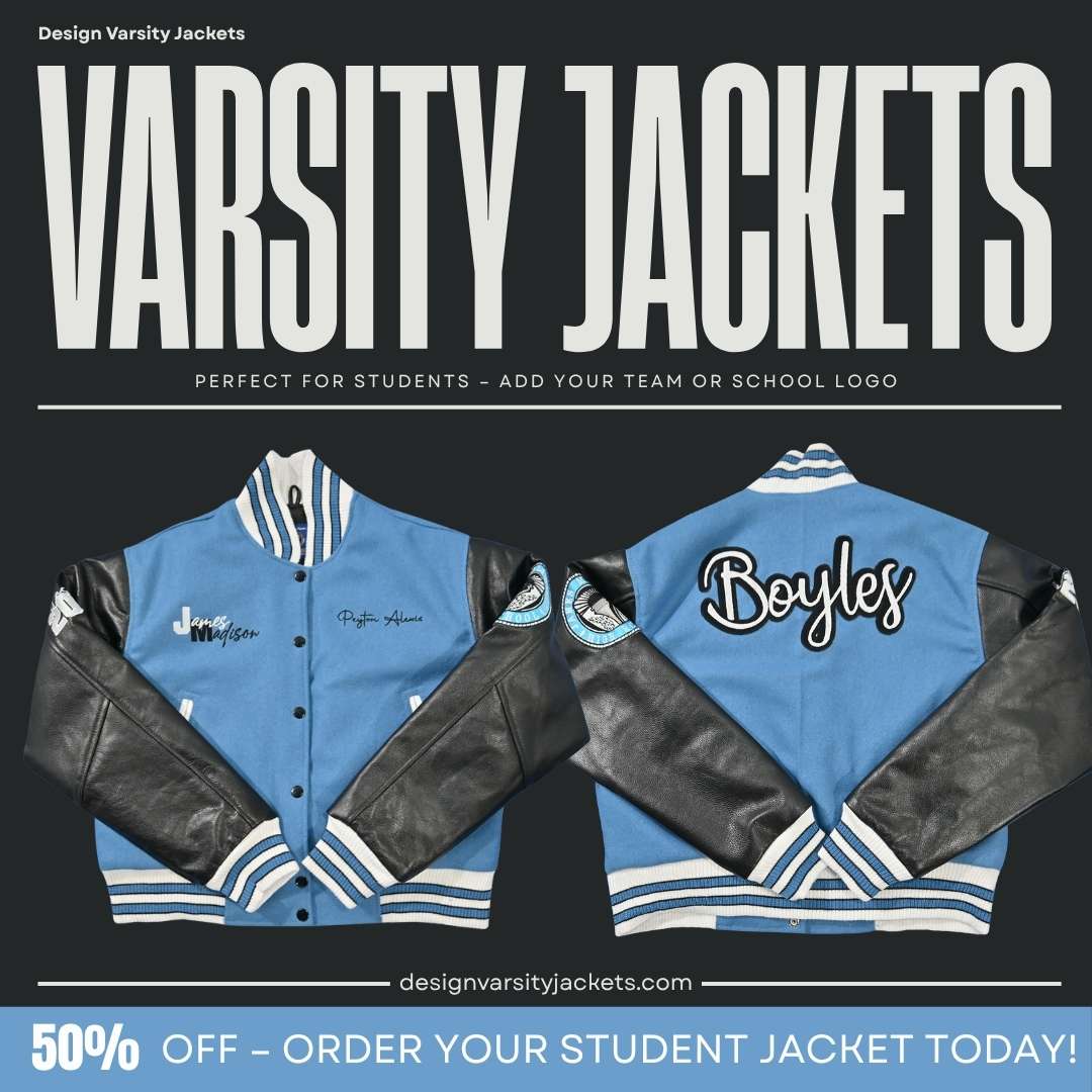Varsity Jackets for Students with Logo